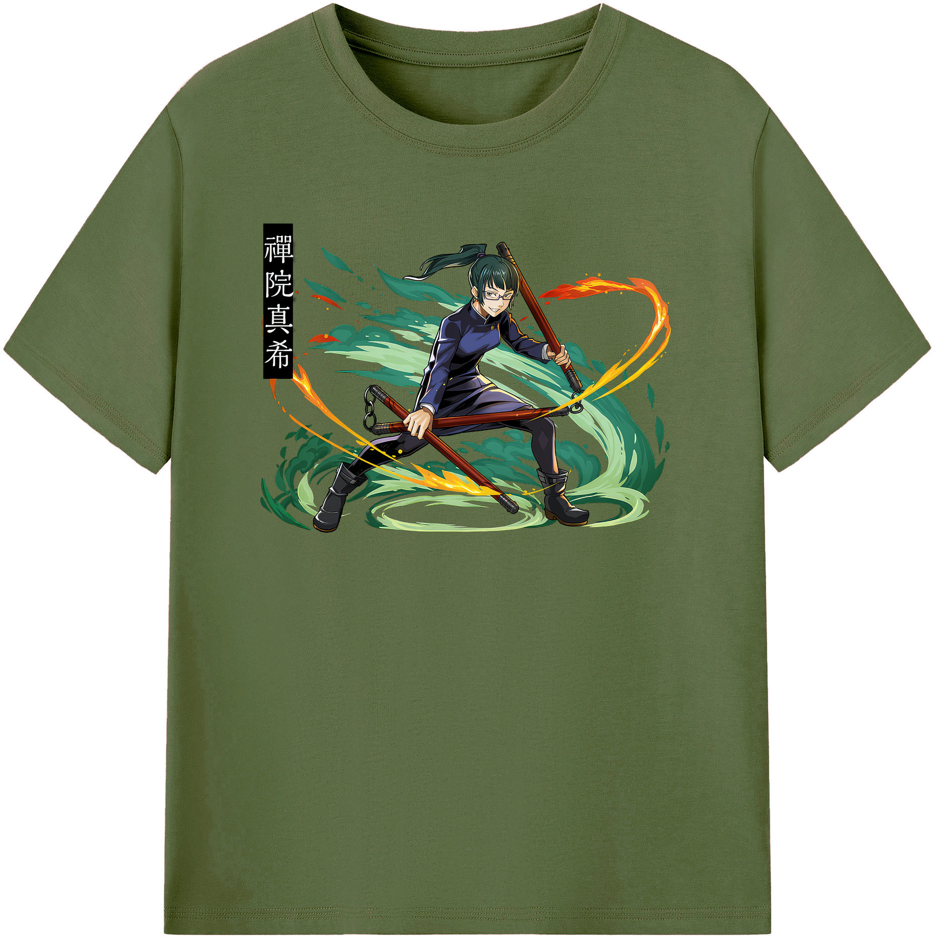 （画像用） 呪術廻戦 Jujutsu Kaisen 綿100％半袖Tシャツ（フロントプリント）
